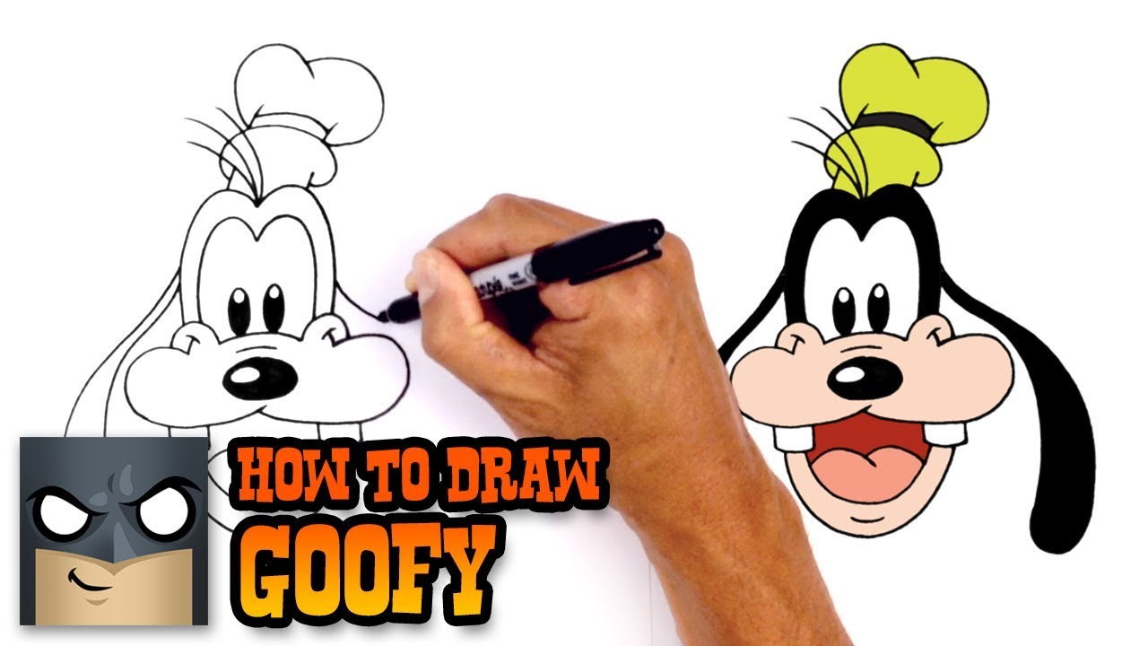 How To Draw Goofy Goofy Drawing Disney Drawing Challe - vrogue.co