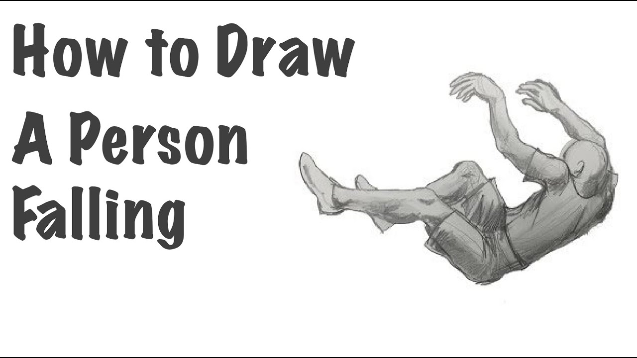 Person Falling Drawing