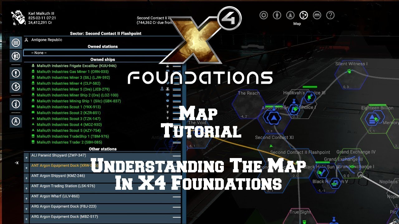 X4 Foundations Universe Map