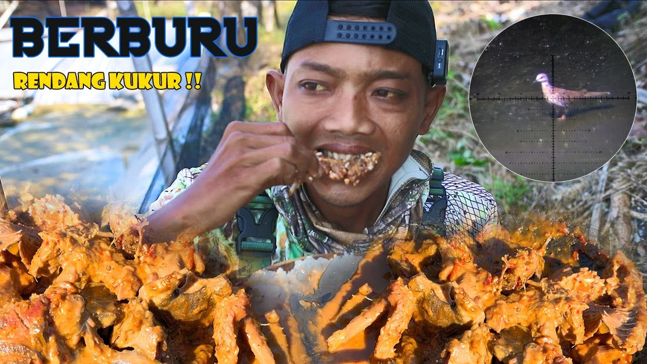 EMPUK BANGET ‼️ BURUNG RENDANG PEDAS GURIH‼️ BERBURU BURUNG TEKUKU LONG ...