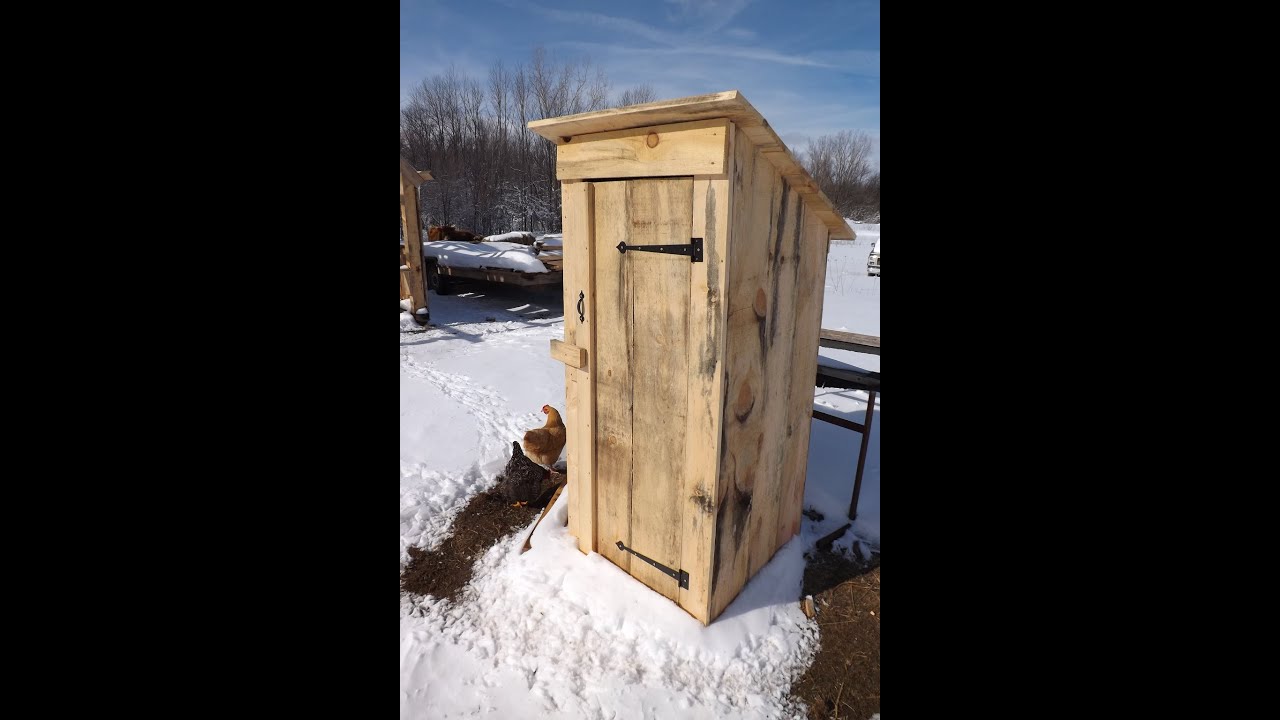 outhouse garden shed - youtube