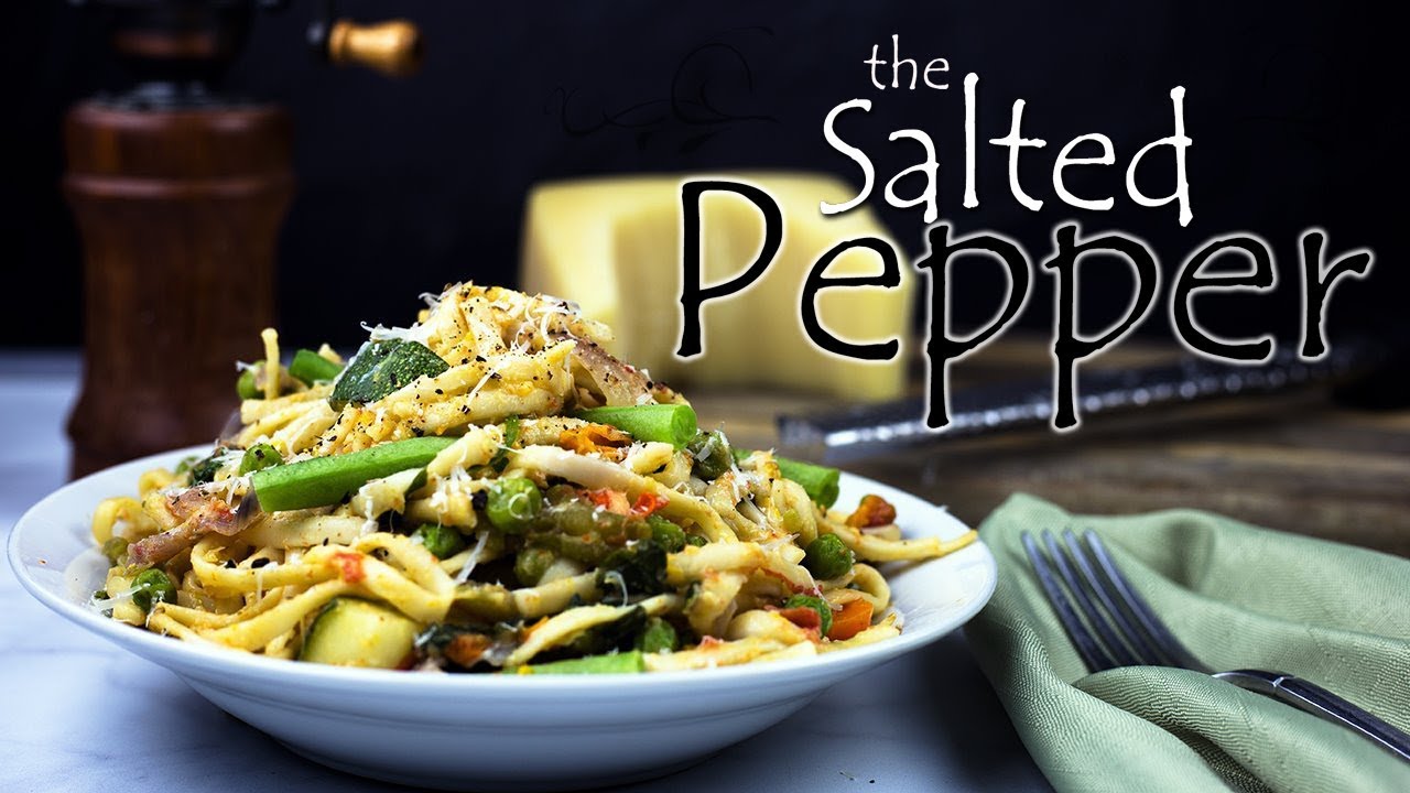 One-Pot Pasta Primavera ~ Ninja Foodi Recipe - The Salted Pepper