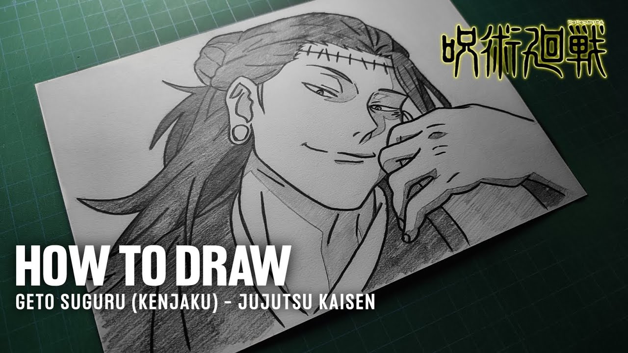 How to Draw Geto Suguru (Kenjaku) - Jujutsu Kaisen Step by Step for ...