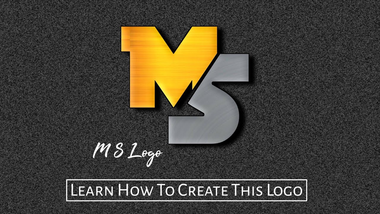 How To Create Stylish Logo 3d Logo Ms Logo Pixellab Tutorial Sahil Gamne Youtube