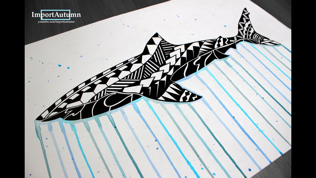 Vector shark polynesian tattoo Stock Photos and Images  agefotostock