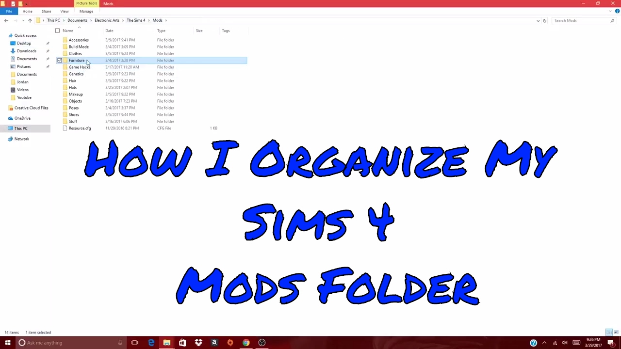 How To Organize The Sims 4 Mods Folder How To Prepare Your Sims 4 ...