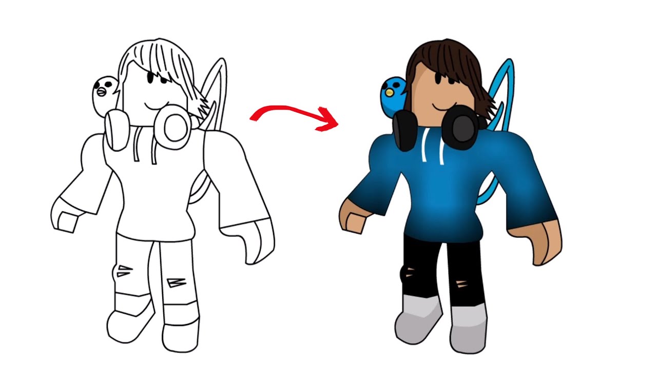 Roblox avatar drawings