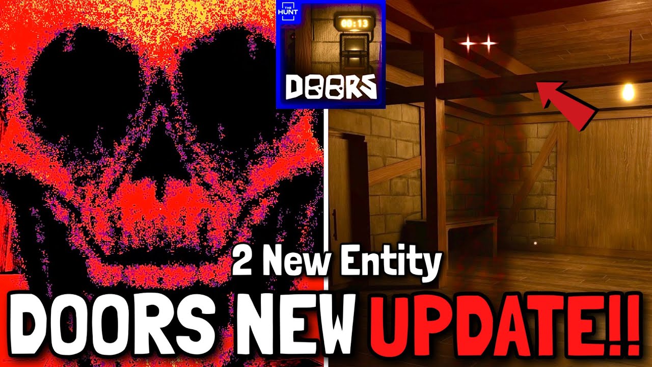 ROBLOX Doors New Update!! The HUNT : 2 New Entities FOUND (Lookman ...