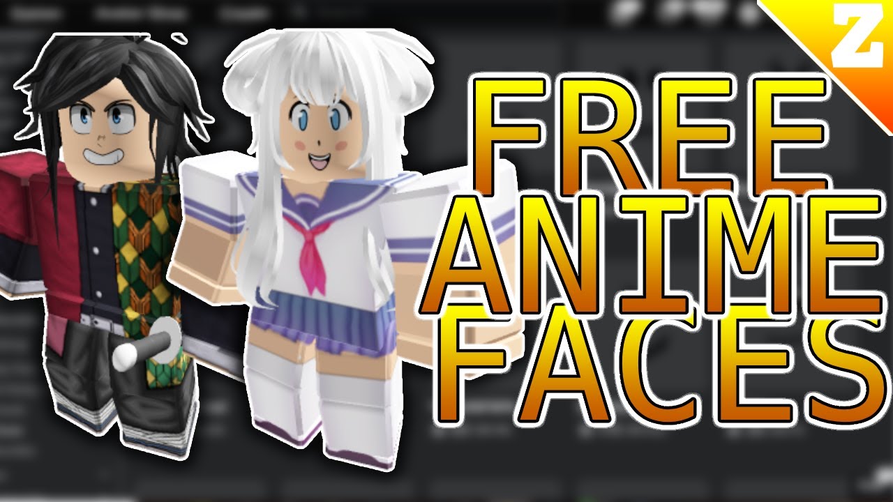 How to get 2 ANIME FACES for FREE! (AVATAR TRICK!) (ROBLOX) - YouTube