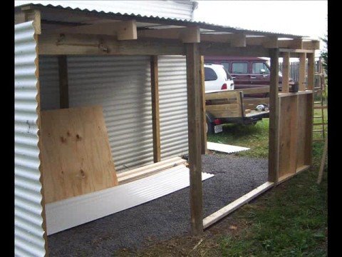 building a lean-to shed - youtube