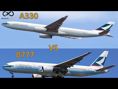 Infinite flight comparison A330 VS 777 - YouTube