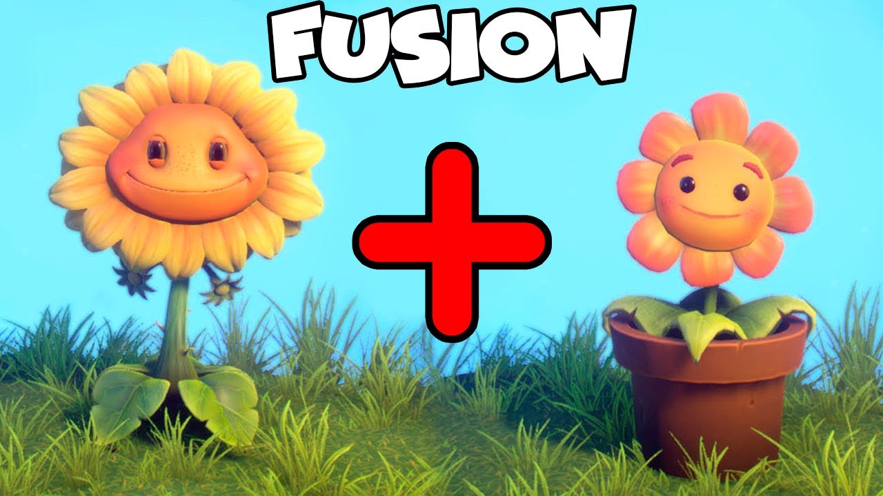 FUSION FLOR: GIRASOL CON FLOR CURATIVA | Plants Vs Zombies: Garden Warfare  2 - YouTube