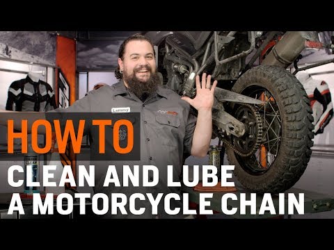 Cleaning and Lubing your chain