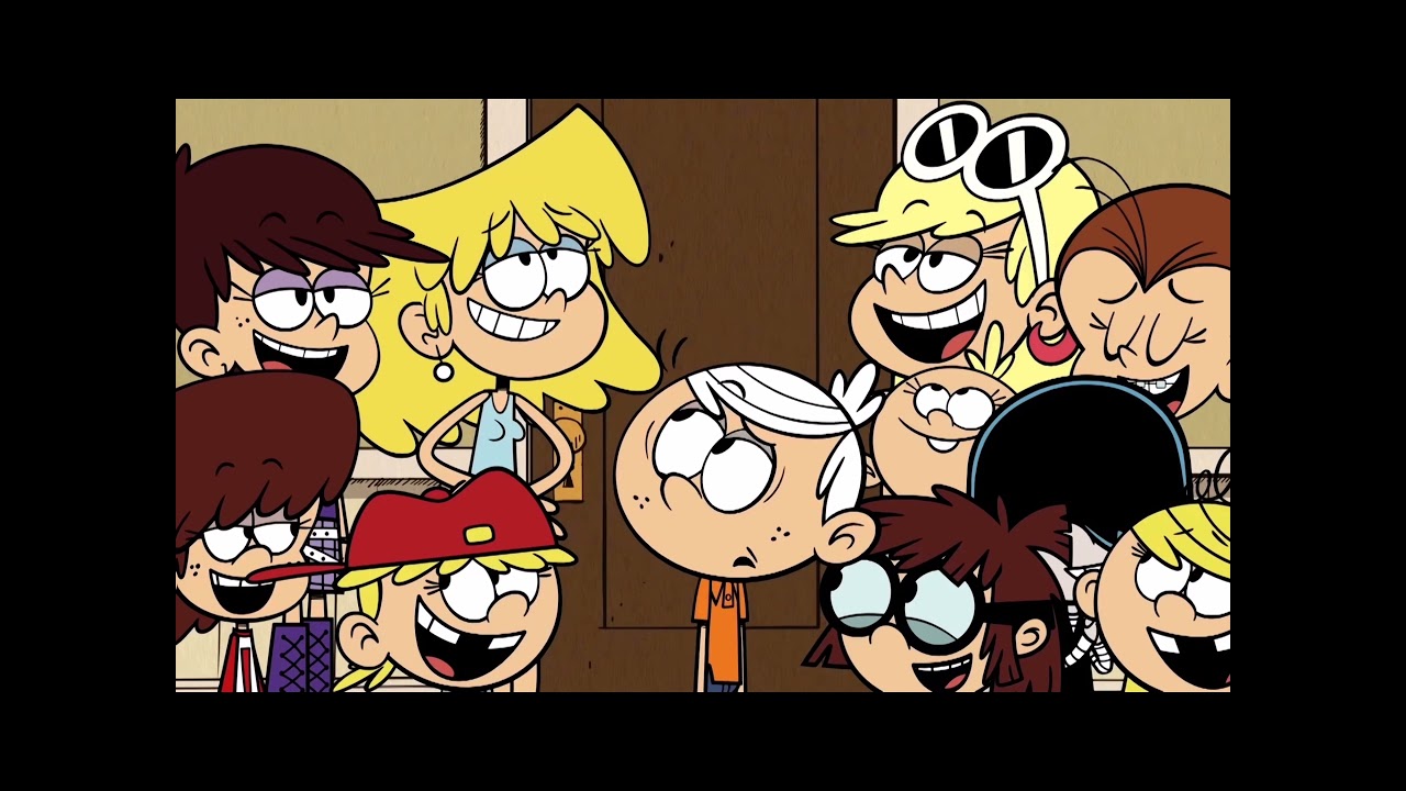 Loud House Sisters Hug Lincoln