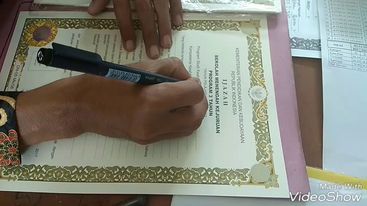 Font Penulisan Ijazah