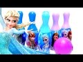 Disney FROZEN Bowling Set Elsa, Anna & Olaf Toys Unboxing 4K