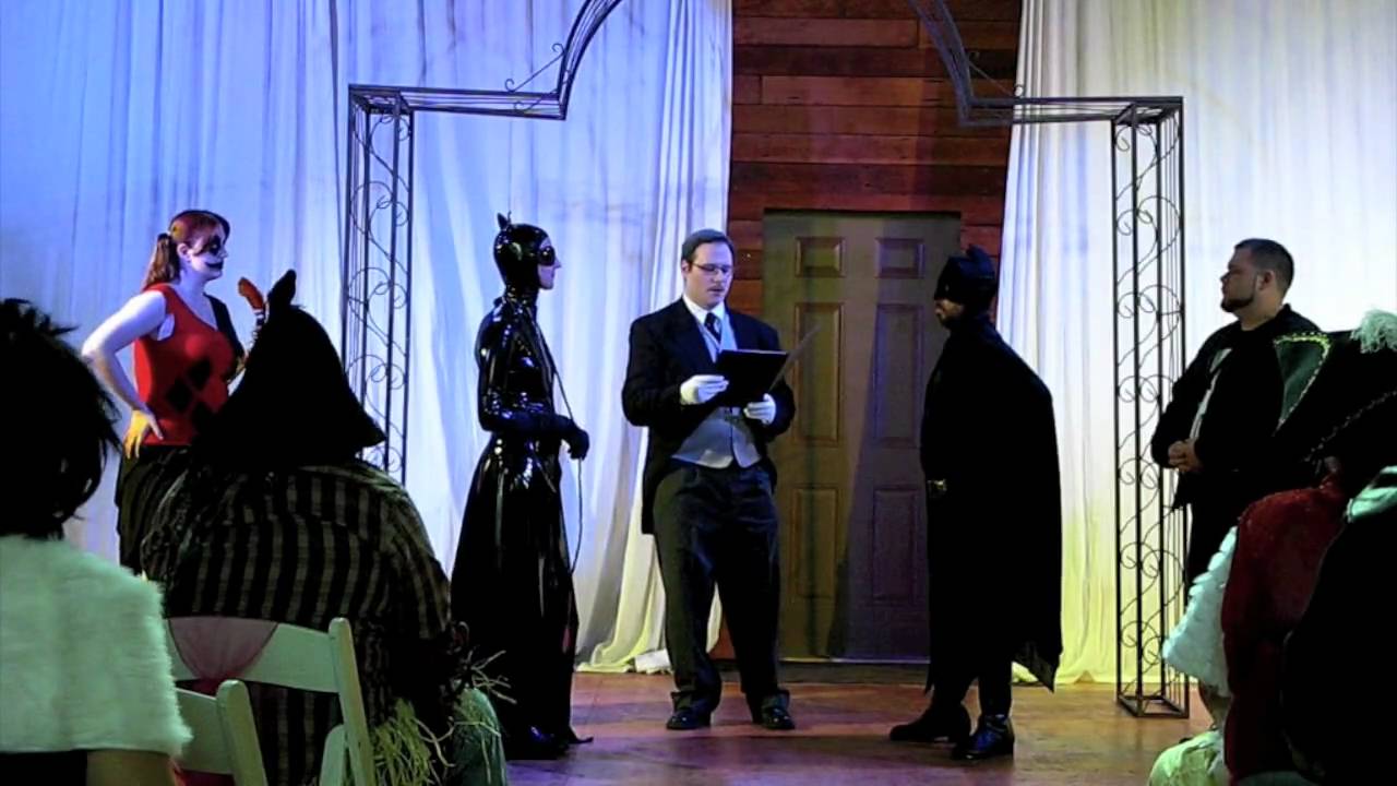 Batman and Catwoman Wedding Ceremony - YouTube