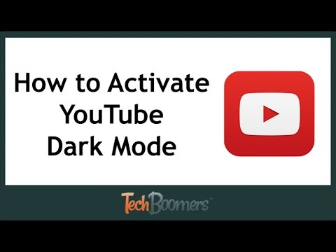 How to Activate YouTube Dark Mode - YouTube