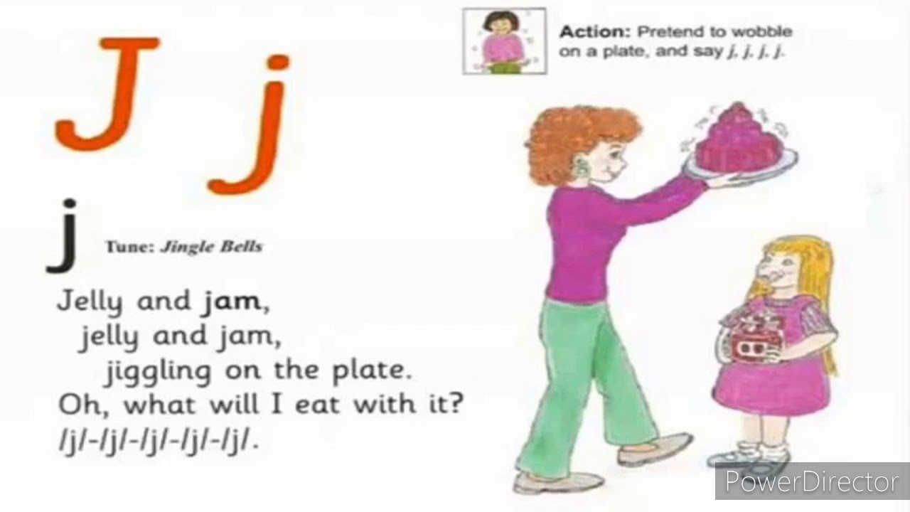 Jolly Phonics Letter J