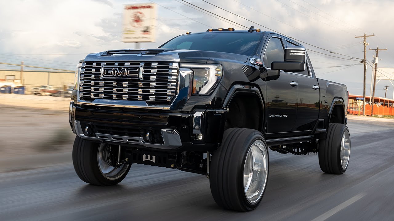 The FIRST ever 2024 GMC Denali 2500 Duramax to be lifted on Wide wheels