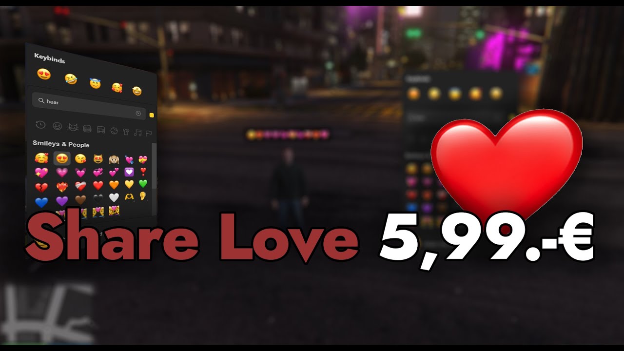 ShareLove FiveM Emoji Menu by NoBrandCars - YouTube