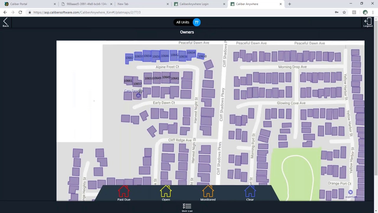 Caliber Anywhere And Condo And Hoa Plat Map View In Caliber Software