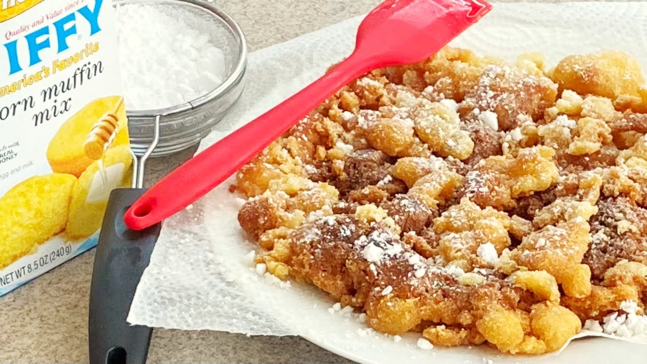 Honey Jiffy Cornbread Mix Funnel Cake