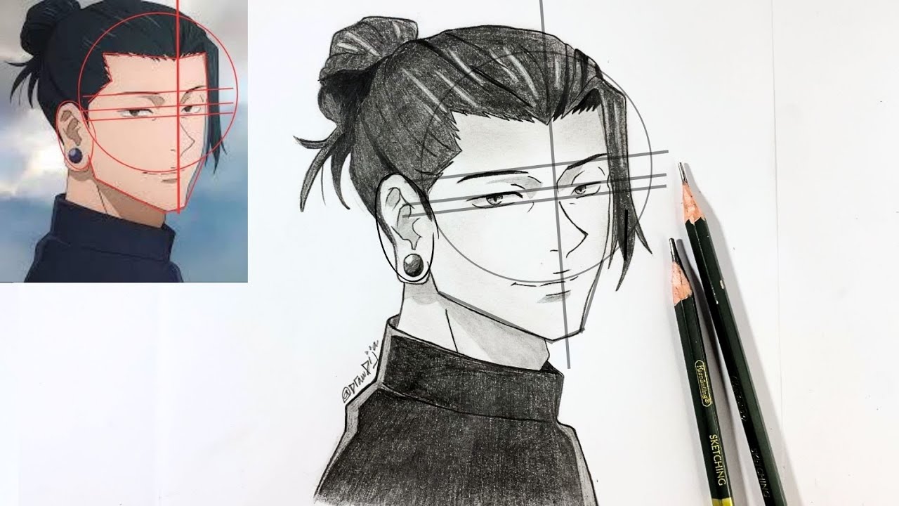 How To Draw Suguru Geto - Jujutsu Kaisen | Easy Drawing (Step by Step ...