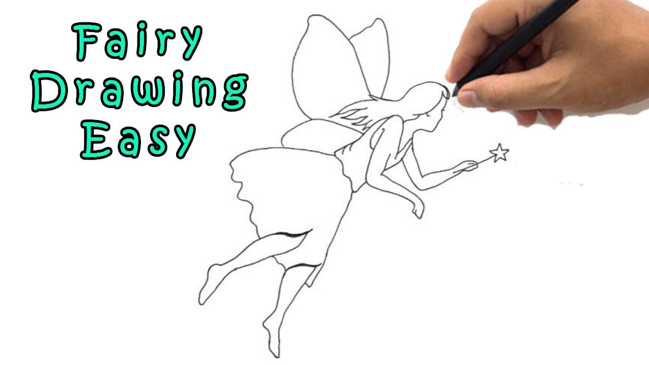 Fairies Easy To Draw - Draw Spaces