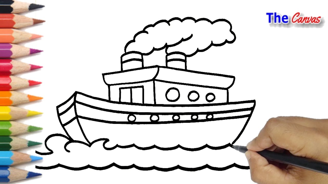 How To Draw A Ship Step By Step Very Easy - vrogue.co