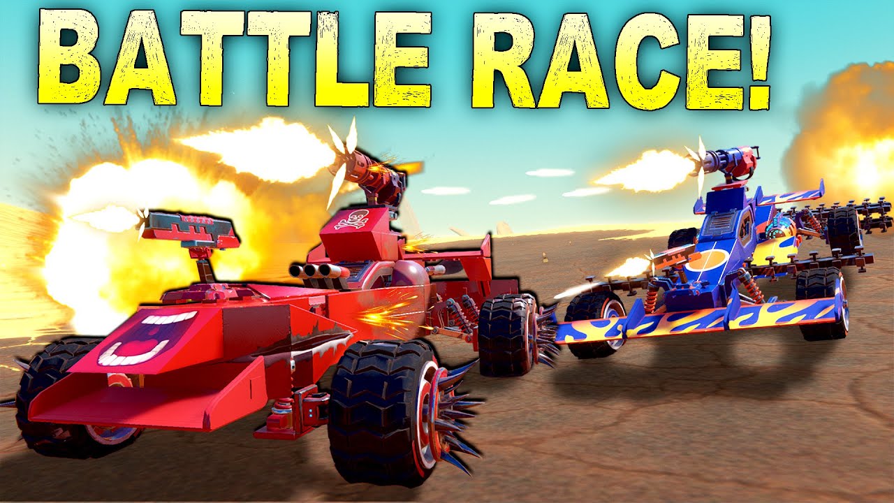 Multiplayer Death Race Through the Airborne Map! [Trailmakers] - YouTube