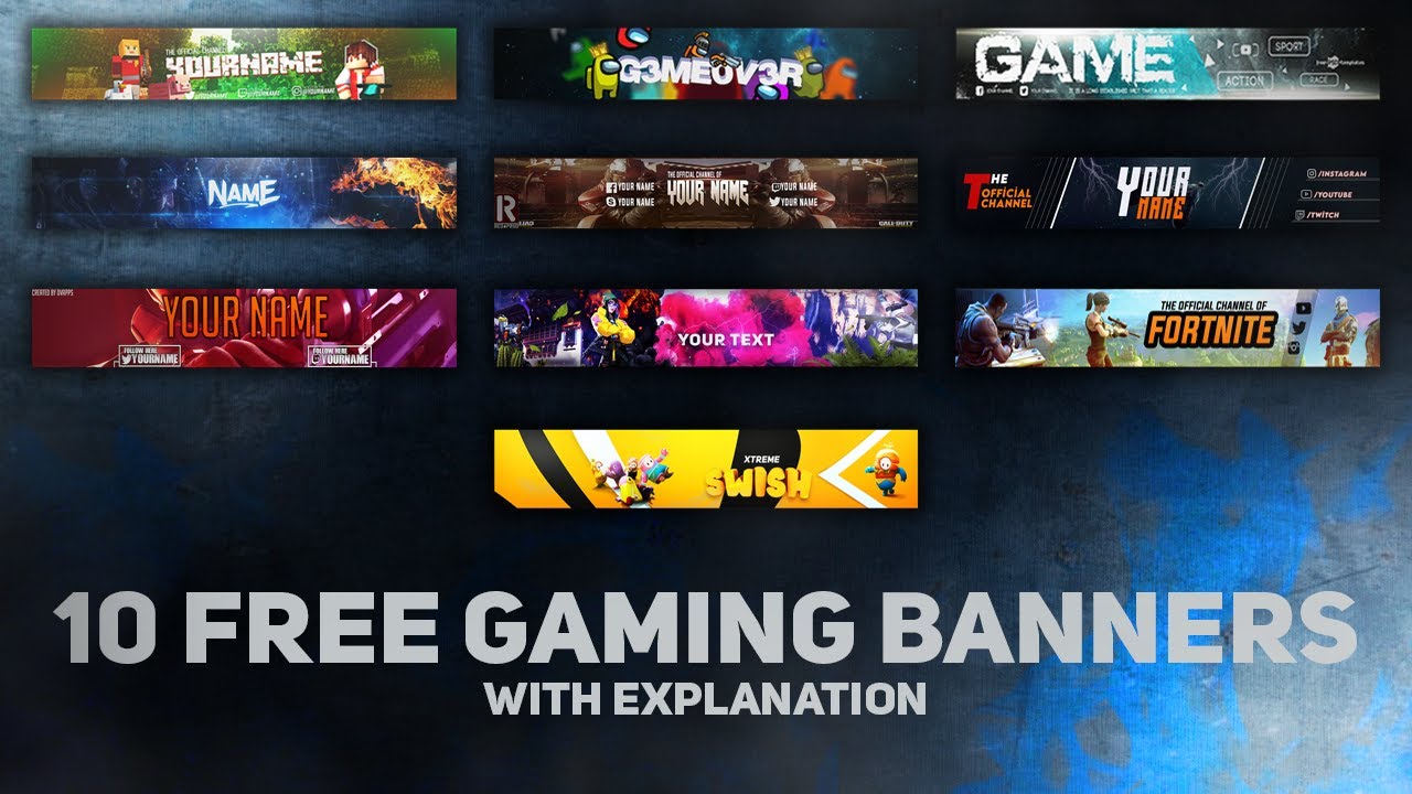 Top 18 Best Gaming Banner Template Fully Editable Psd - vrogue.co