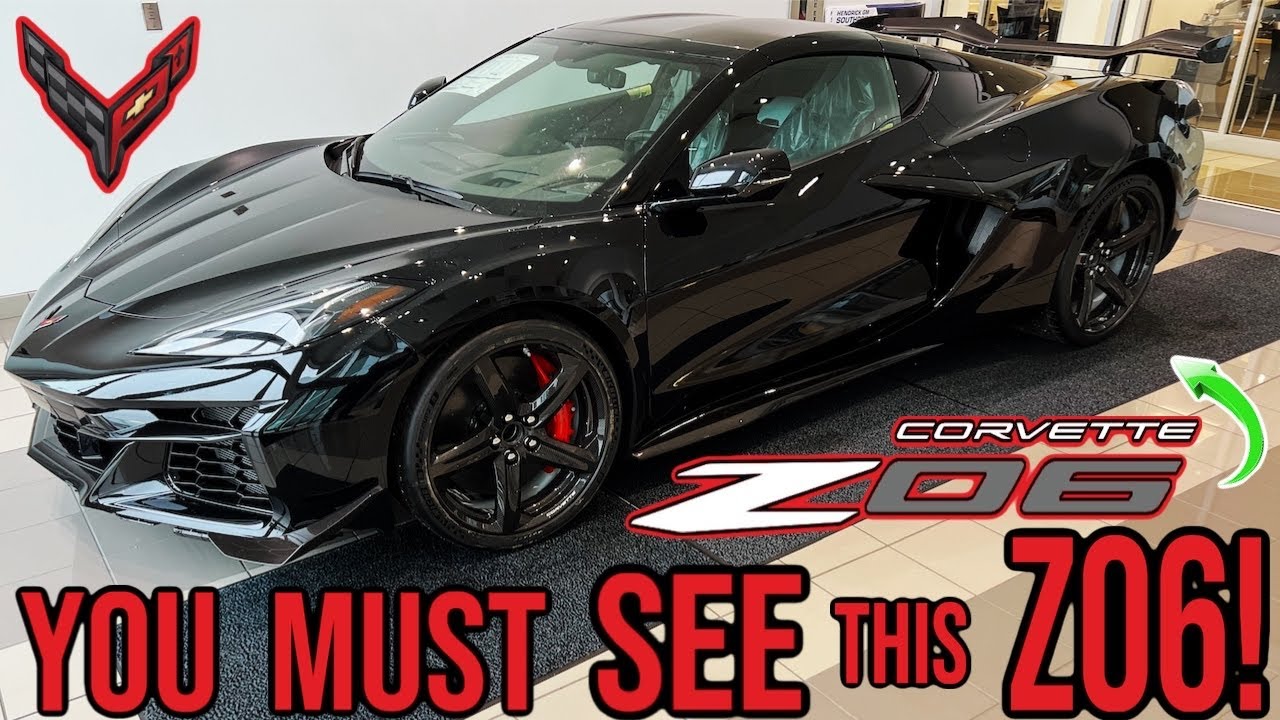 2022 Corvette Stingray Z06 Black