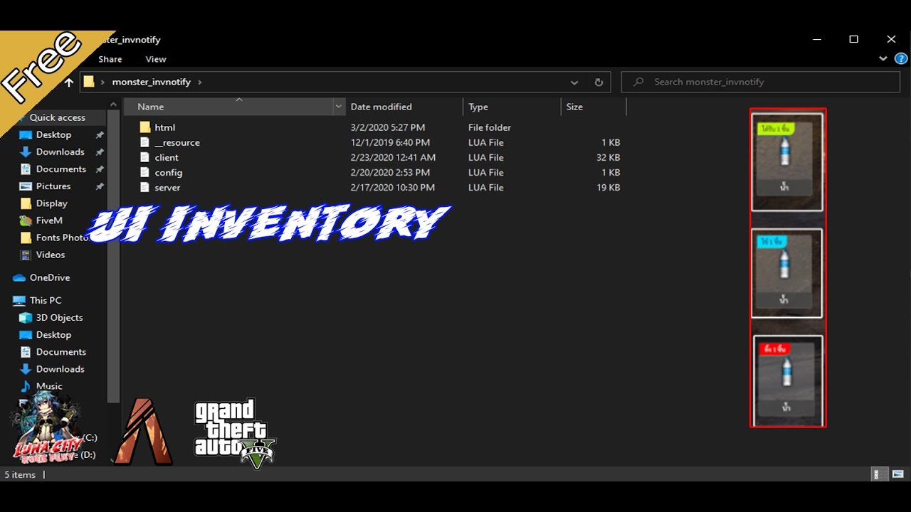 Fivem Inventory Icons Pack