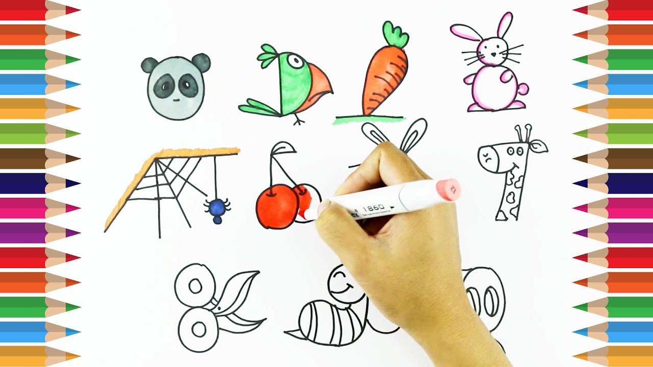 Draw By Numbers For Kids