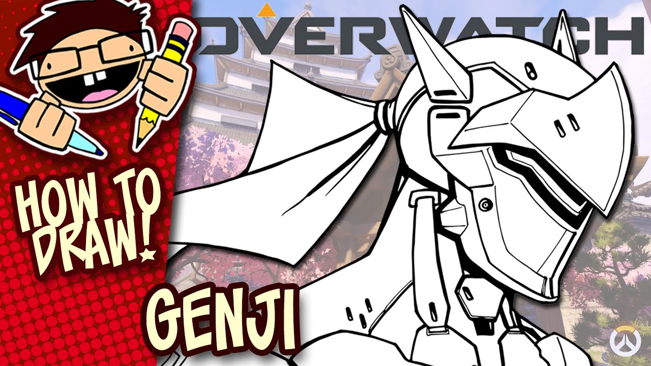 How to Draw GENJI (Overwatch) | Easy Step-by-Step Drawing Tutorial ...