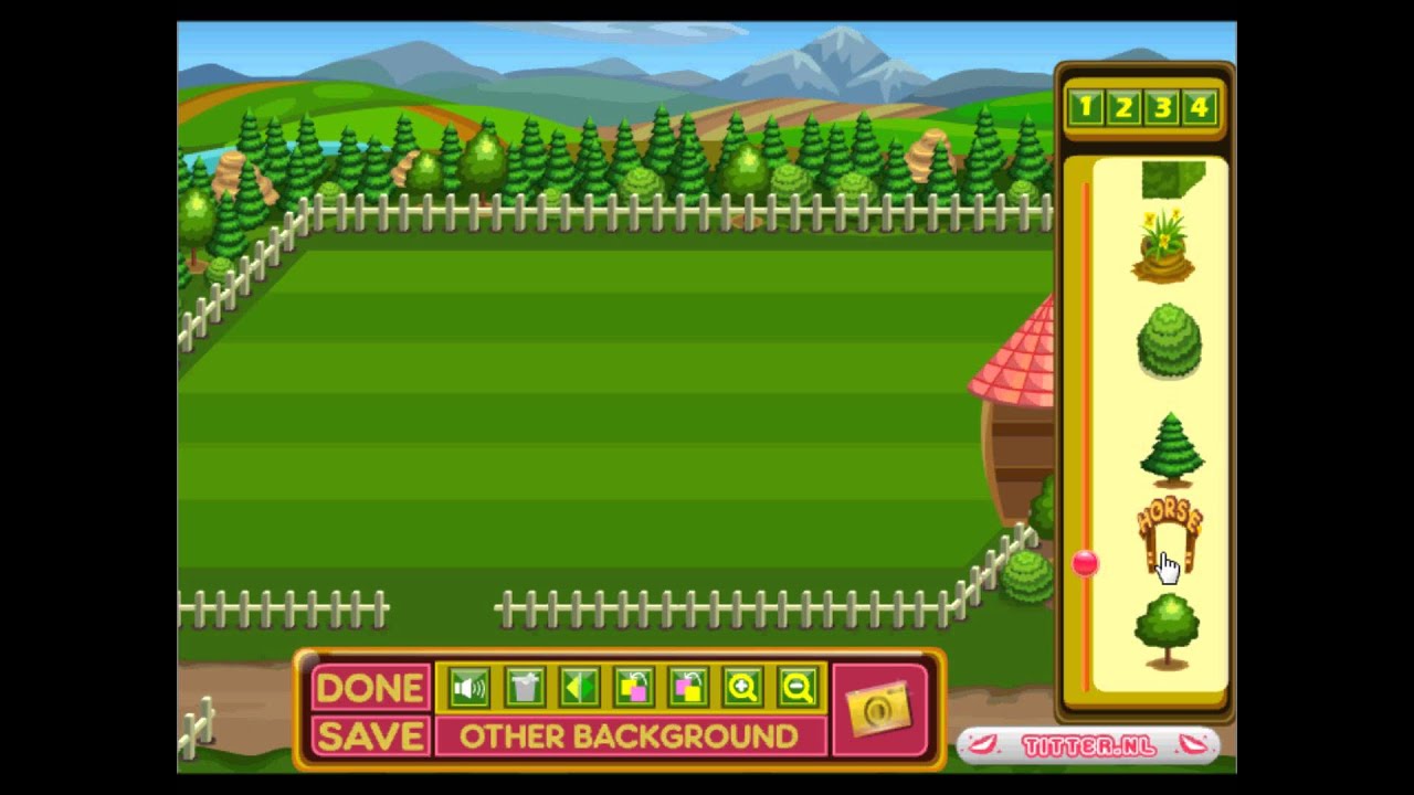 Decorate Horse Farm Decorating Games Marycom Horses For