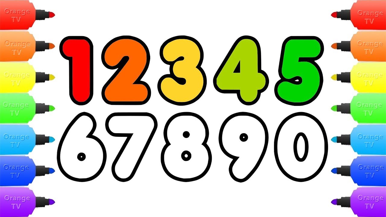 Numbers For A Drawing