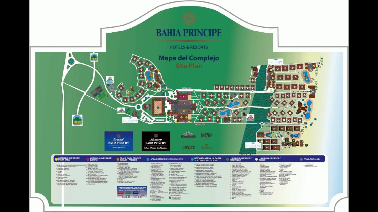 Grand Bahia Principe Tulum Resort Map