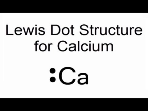 Lewis Dot Structure Calcium