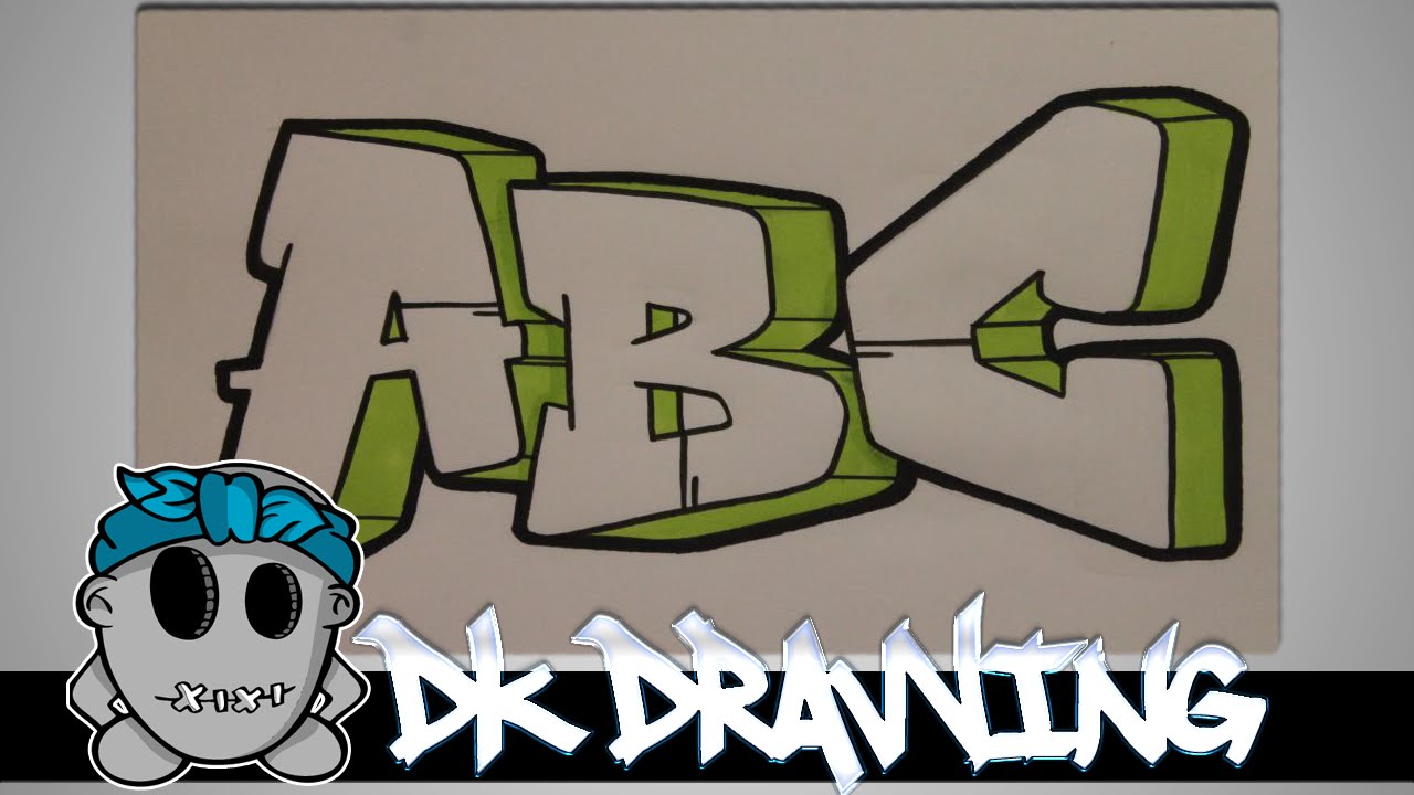 How To Draw Graffiti Letters Step By Step If you want to draw simple ...