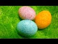 Easter Egg Decorating - Coloring with Dye Rice - Shake It