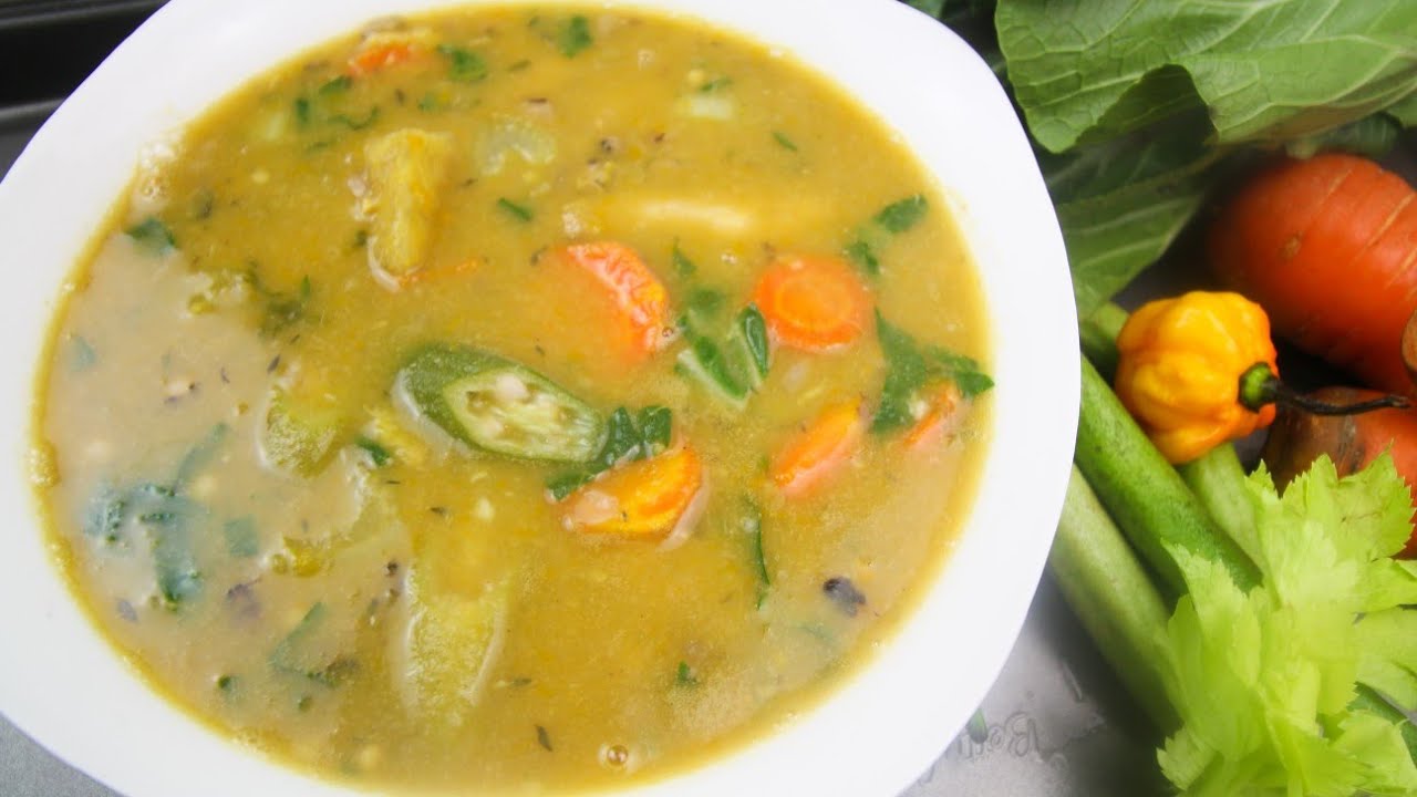 Real Jamaican Ital Soup | Healthy One Pot Meal - YouTube