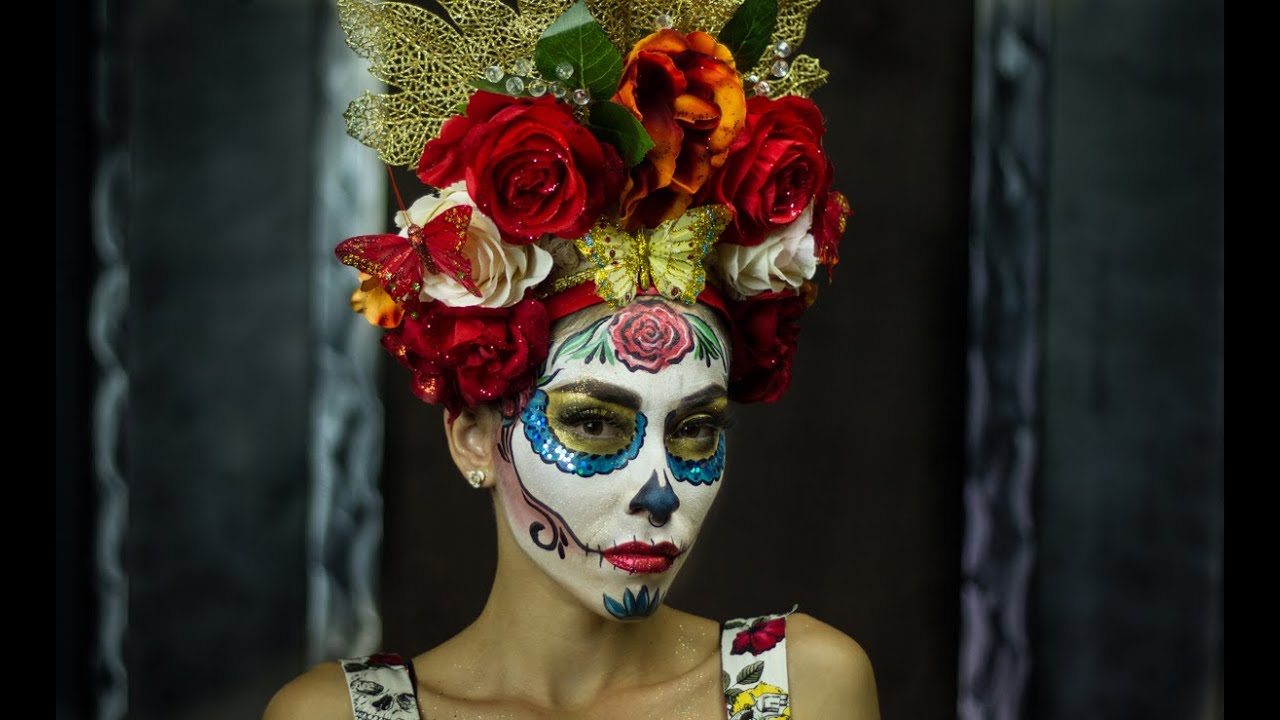 Dia De Los Muertos Traditional Face Paint