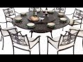 8 Person Round Outdoor Dining Table