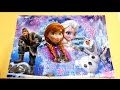 Frozen Disney - Elsa, Anna, Hans and Olaf - Super Color Puzzle 104 Pieces