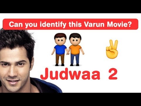 Varun Dhawan Emoji Challenge! Guess Bollywood Movies - YouTube