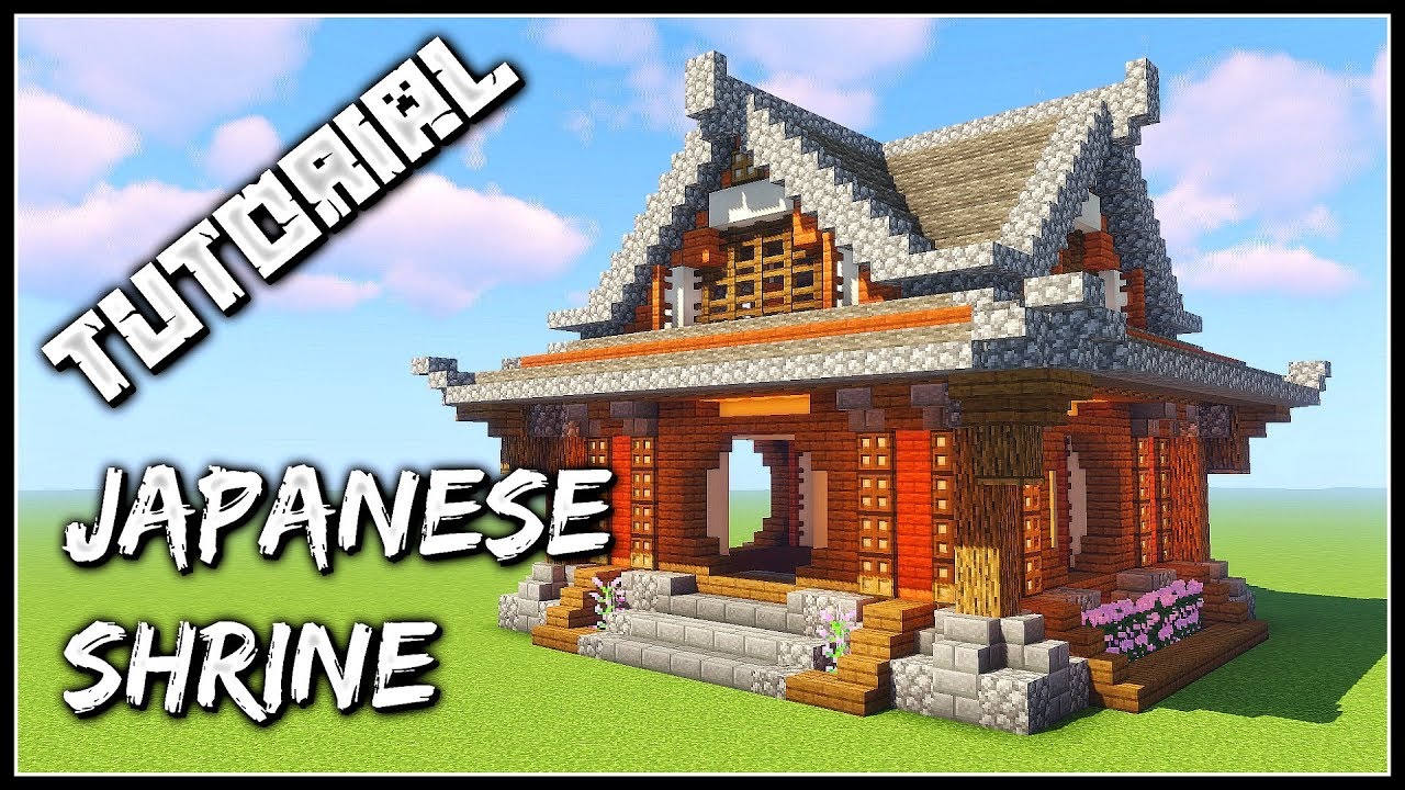 Minecraft Japanese Temple Blueprints