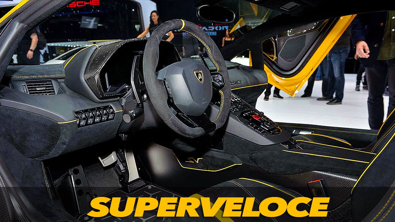 Lamborghini Aventador LP 750-4 SV SUPERVELOCE | INTERIOR - YouTube