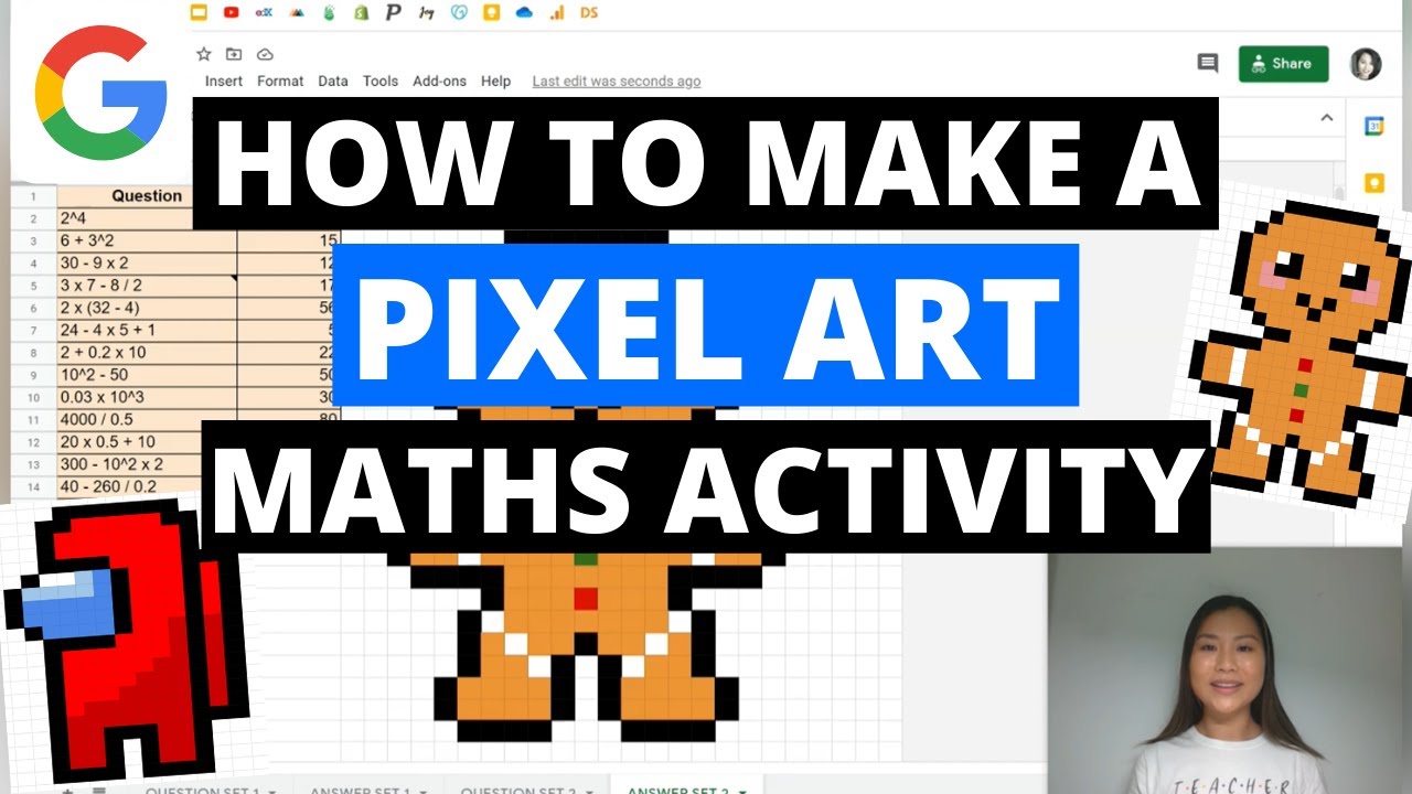 Pixel Art For Kids Among Us : Choose your drawing, and then select the ...